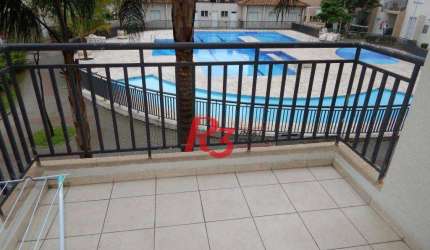 Apartamento com 3 dormitórios à venda, 70 m² por R$ 375.000,00 - Areia Branca - Santos/SP