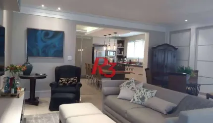 Apartamento com 3 dormitórios à venda, 160 m² - Gonzaga - Santos/SP