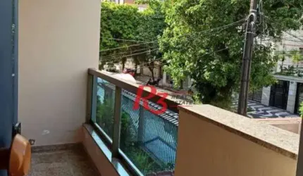 Sobrado com 4 dormitórios para alugar, 220 m² - Embaré - Santos/SP