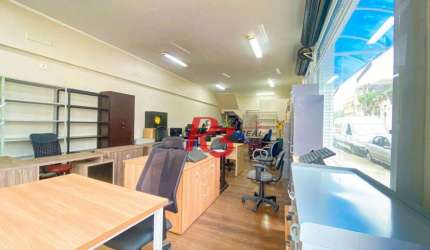Loja, 217 m² - venda por R$ 1.200.000,00 ou aluguel por R$ 8.000,00/mês - Vila Matias - Santos/SP