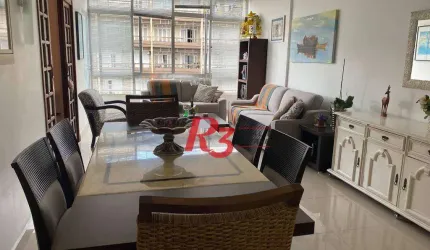 Apartamento com 3 dormitórios à venda, 140 m² - Boqueirão - Santos/SP