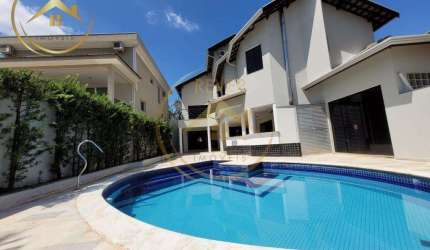 Sobrado à venda e para alugar em Valinhos, Loteamento Residencial Fazenda São José, com 4 suítes