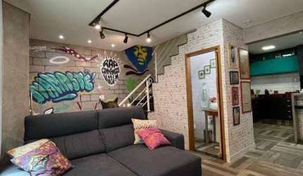 Sobrado com 3 dormitórios à venda, 112 m² por R$ 799.000 - Chácara Mafalda - São Paulo/SP