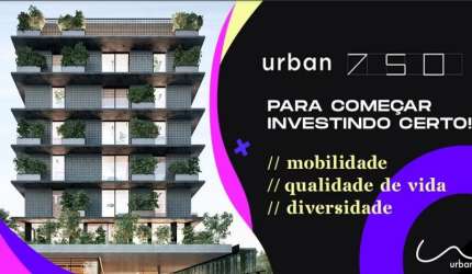 URBAN 750 - FLATS NO BAIRRO DE TAMBAÚ - PRÓXIMO AO MAR