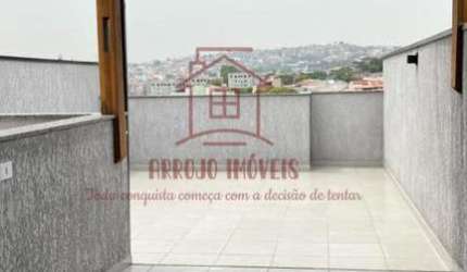 Cobertura para Venda em Santo André, Vila Homero Thon, 2 dormitórios, 1 suíte, 1 banheiro, 1 vaga