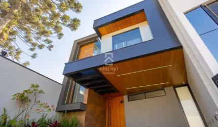 Casa em condomínio fechado com 4 quartos à venda na Rua Rafael Puchetti, 1152, Braga, São José dos Pinhais por R$ 2.299.000