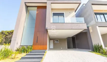 Casa em condomínio fechado com 3 quartos à venda na Rua dos Pintassilgos, 130, Aviação, São José dos Pinhais por R$ 1.890.000