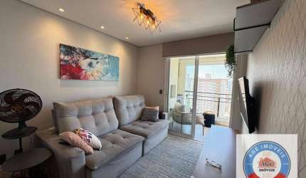 APARTAMENTO 72 M² 3 QUARTOS VARANDA GRILL CHURRASQUEIRA
