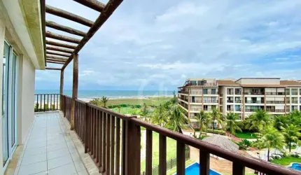 Cobertura Beach Living, vista mar, com 3 dormitórios à venda, 277 m² por R$ 2.000.000 - Porto das Dunas - Aquiraz/CE