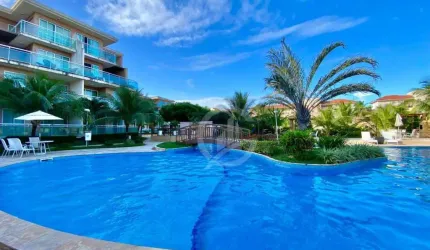Apartamento Duplex com 3 dormitórios à venda por R$ 599.000 - Porto das Dunas  - Aquiraz/CE