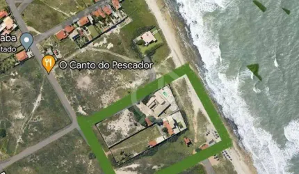 Terreno frente Mar e Pé na areia  à venda, 10000 m² por R$ 3.000.000 - Sabiaguaba - Fortaleza/CE