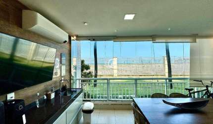 Apartamento no Golf Ville Resort Bloco Frente Mar com 3 dormitórios à venda, 115 m² por R$ 1.750.000 - Porto das Dunas - Aquiraz/CE