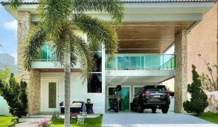 Casa Alphaville Fortaleza 04 suítes, piscina privativa e porteira fechada.