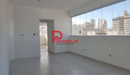 Apartamento com 1 dorm, Guilhermina, Praia Grande - R$ 348 mil, Cod: 4461