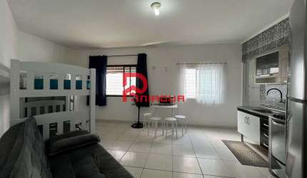 Kitnet, Canto do Forte, Praia Grande - R$ 175 mil, Cod: 1723