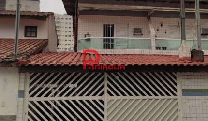 Sobrado com 3 quartos, Guilhermina, Praia Grande - R$ 650 mil, Cod: 6976
