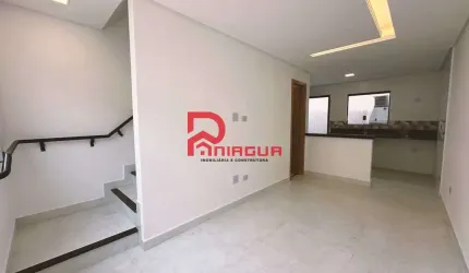 Casa de Condomínio com 2 quartos, Maracanã, Praia Grande - R$ 340 mil, Cod: 7022