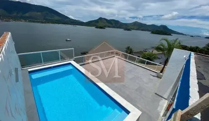 CASA TRIPLEX EM ANGRA DOS REIS DE FRENTE PARA O  MAR 5 SUÍTES COM 500M2 DE ÁREA CONSTRUIDA ....