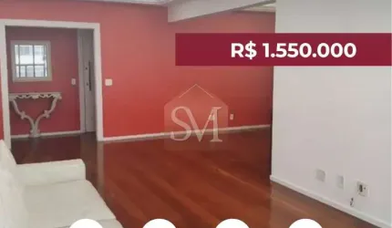 COPACABANA APARTAMENTO 3 QUARTOS , 1 SUÍTE DE FRENTE COM VARANDA ,129M² COM 2 VAGAS..