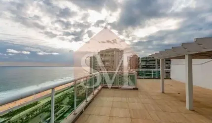 BARRA DA TIJUCA - COBERTURA TRIPLEX VISTA MAR COM 369M²