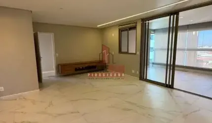 Requinte e sofisticação - Sala ampla, integrada com cozinha e varanda, 3 suítes