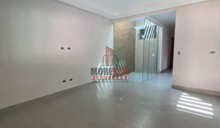 Linda casa nova com 3 dorms, suíte e churrasqueira no Água Branca