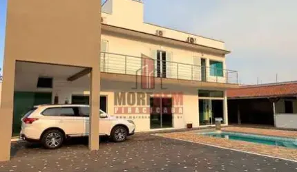 Lindo Sobrado Luxuoso a Venda em Piracicaba,  4 Dorms, 4 Suites e Piscina
