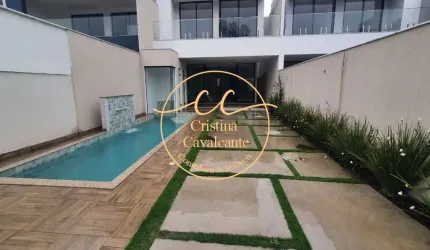 RIO MAR: Casa contemporânea triplex 5 suítes, 380m², piscina na Barra da Tijuca - RJ