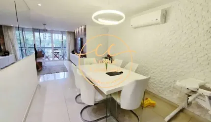 Cidade Jardim/Magestic - Apartamento de Luxo 4 Suítes na Barra Olímpica-Rio de Janeiro: 143m², Varanda Gourmet e 2 Vagas de Garagem.