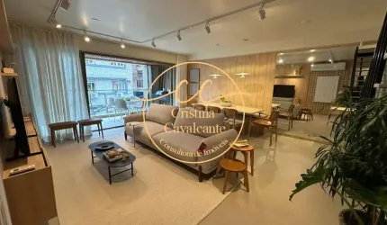Lagoa/RJ - Cobertura Duplex à Venda Mobiliada: 4 Quartos, 4 Suítes, 265m², Piscina, Área Gourmet, Vista Cristo!