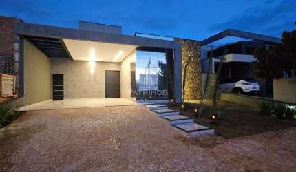 Casa Térrea c/ 3 Suítes, escritório e piscina - em Vivendas da Mata - Ribeirão Preto