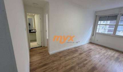 Apartamento com 1 dormitório à venda, 55 m² por R$ 360.000,00 - Pompéia - Santos/SP
