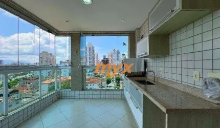 Apartamento com 3 dormitórios à venda, 123 m² por R$ 1.180.000,00 - Pompéia - Santos/SP