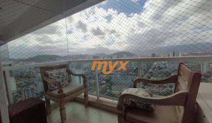 Apartamento com 1 dormitório à venda, 47 m² por R$ 600.000,00 - Boqueirão - Santos/SP