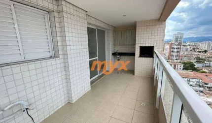 Apartamento com 3 dormitórios para alugar, 92 m² - Ponta da Praia - Santos/SP