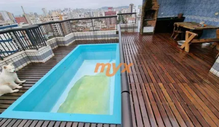 Apartamento com 5 dormitórios à venda, 380 m² por R$ 1.750.000,00 - Aparecida - Santos/SP
