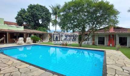 Casa com 6 dormitórios à venda, 200 metros da praia,  por R$ 2.400.000 - Barequeçaba - São Sebastiã