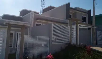 Linda casa  nova com 3 quartos no Iguaçú - Araucária