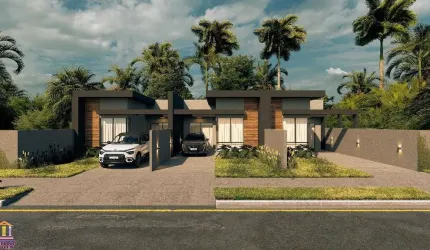 Casas novas com 3 quartos no loteamento Matsu, Capela Velha em Araucária apenas R$ 390.000,00