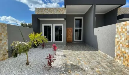 Ótima casa com 96,50m² em condomínio no bairro Nações em Fazenda Rio Grande com 3 quartos(1 suíte) R$ 590.000,00