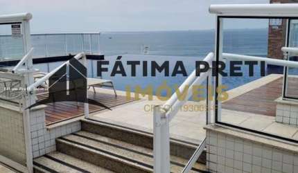 Apartamento para Venda em Guarujá, Tombo, 3 dormitórios, 3 suítes, 1 banheiro, 3 vagas