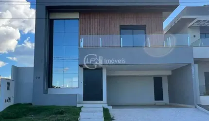 Casa em Condomínio à Venda em Campo Grande-MS - Residencial Damha III: 3 Quartos, 3 Suítes, 3 Salas, 5 Banheiros, 6 Vagas, 280m².