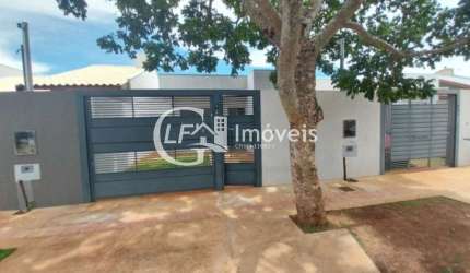Casa à venda em Campo Grande-MS, Bairro Nova Lima: 2 quartos, 1 sala, 2 vagas de garagem, 45m². Entre já!