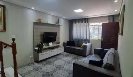 Sobrado 208 m² Localizado No Bairro Jaçatuba Santo André - SP