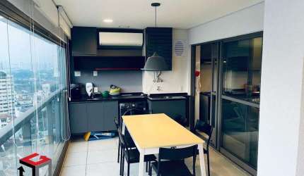 Apartamento 69m² - 2 dormitórios, 1 suíte, mobiliado, Vila Romana - São Paulo - SP