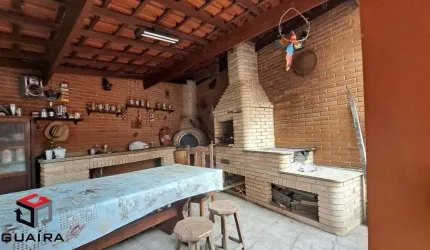Casa Assobradada de 270 m² - com 2 moradias, Jardim Santo Antônio - Santo André.