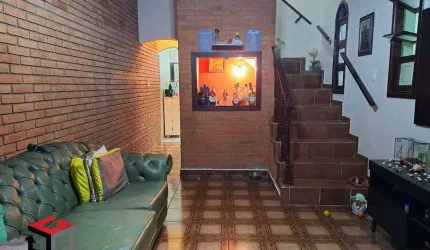 Sobrado à venda 3 quartos 1 suíte 2 vagas Valparaíso - Santo André - SP