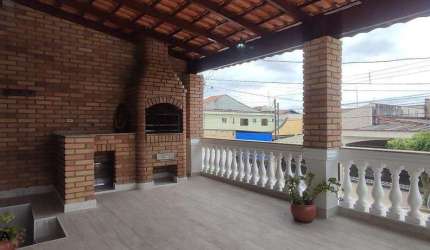 Sobrado à venda 3 quartos 1 suíte 4 vagas Marajoara - Santo André - SP