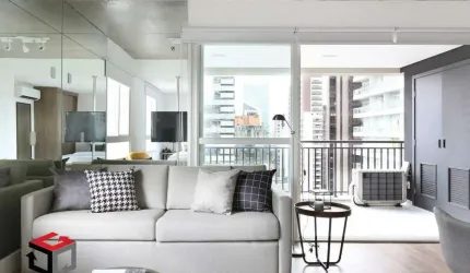 Apartamento para aluguel 1 quarto 1 suíte 1 vaga Cidade Monções - São Paulo - SP