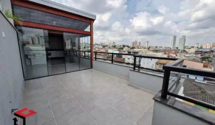 Cobertura para aluguel 2 quartos 1 suíte 2 vagas Ocara - Santo André - SP